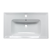 Eago EAGO BH003 White Ceramic 32"x19" Rectangular Drop In Sink BH003